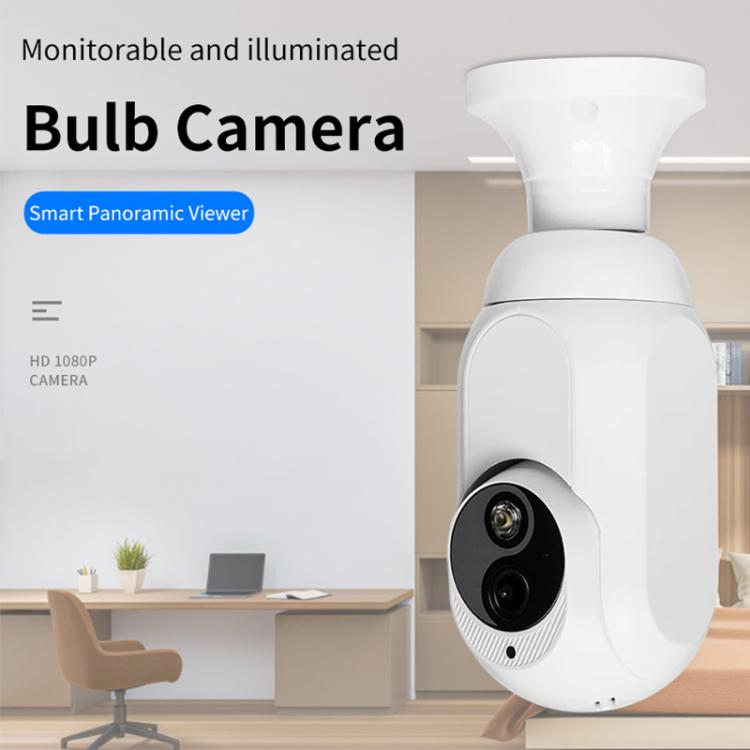 1080P Bulb Type WiFi Surveillance Camera Support Night Vision & Two-way Intercom & Motion Detection, K8 1080P Bulb Type WiFi Surveillance Camera Support Night Vision & Two-way Intercom & Motion Detection, K8